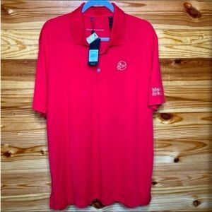 Adidas x makers mark whisky embroidered golf polo upf 50 NEW WITH TAGS